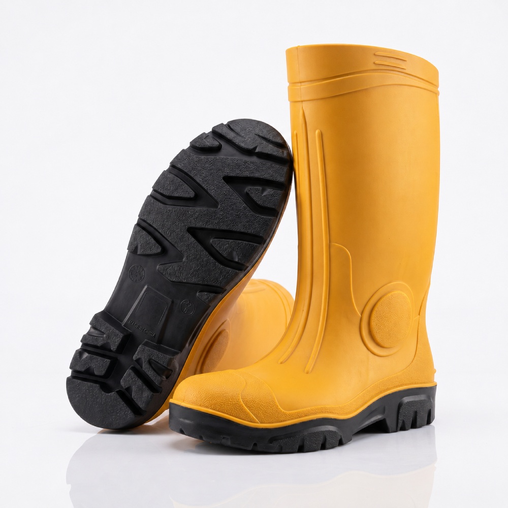 Heavy Duty Waterproof Steel Toe Steel Mid-Sole PVC Safety Rain Boots 8871 (3)